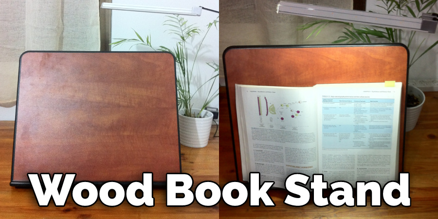 Wood Book Stand