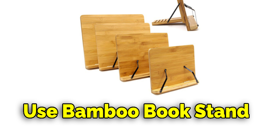 Use Bamboo Book Stand